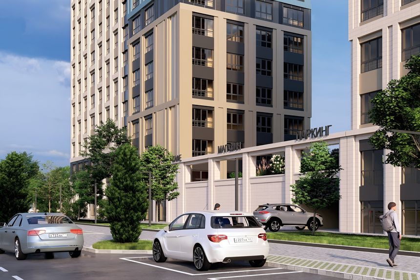 Вид ЖК «Движение 61»